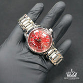 GMT Grand Seiko Crimson / Red  with Gold GMT Hand - GodTierMods